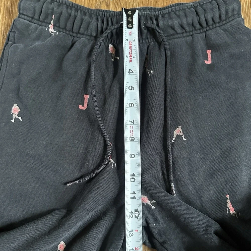 Air Jordan Brand Essentials Sweatpants Men's Small All Over Print Black Joggers